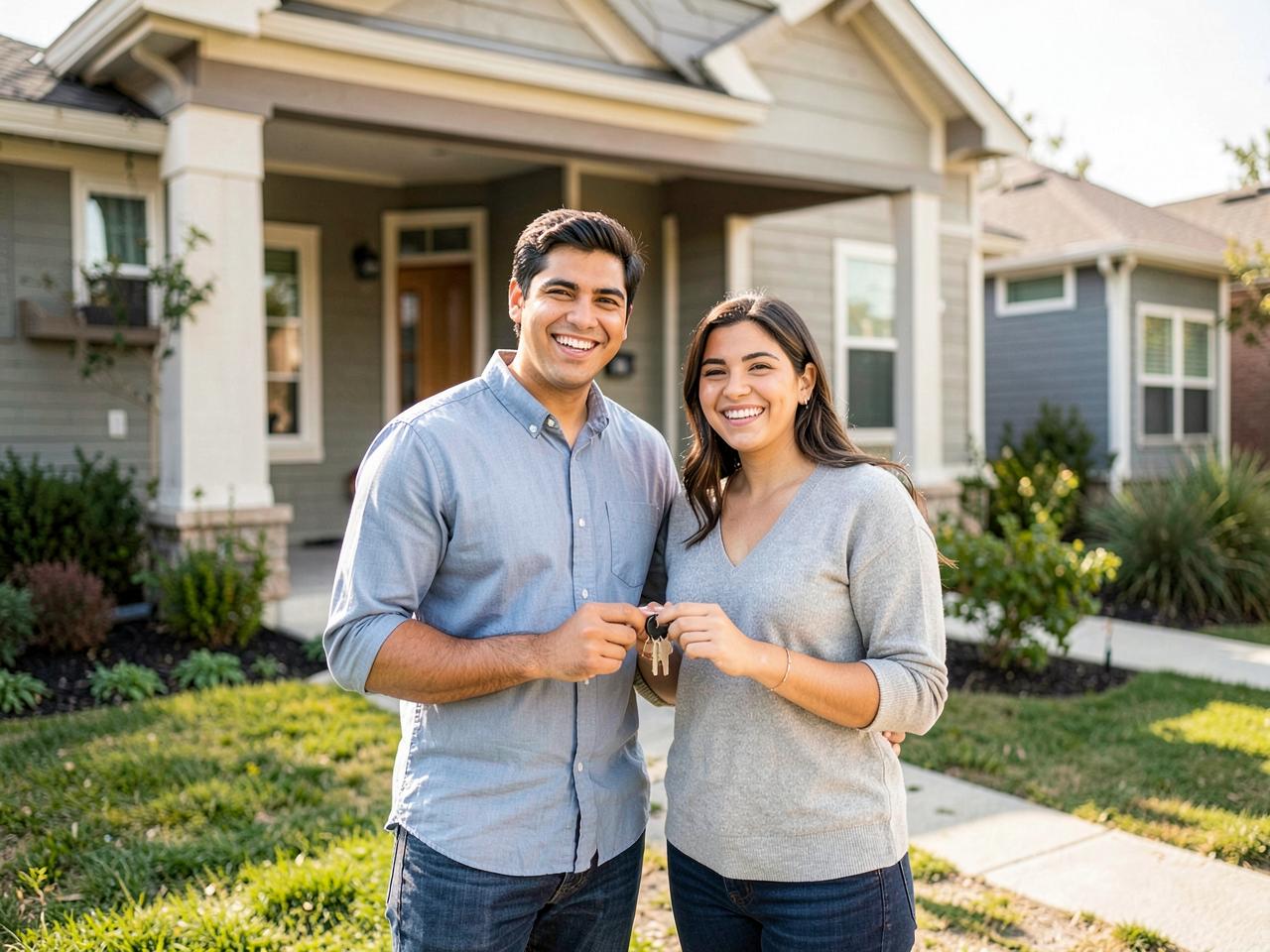 Compradores latinos frente a su primera casa